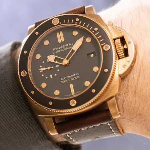 Panerai Submersible PAM 00968 47mm Bronze Brown 1