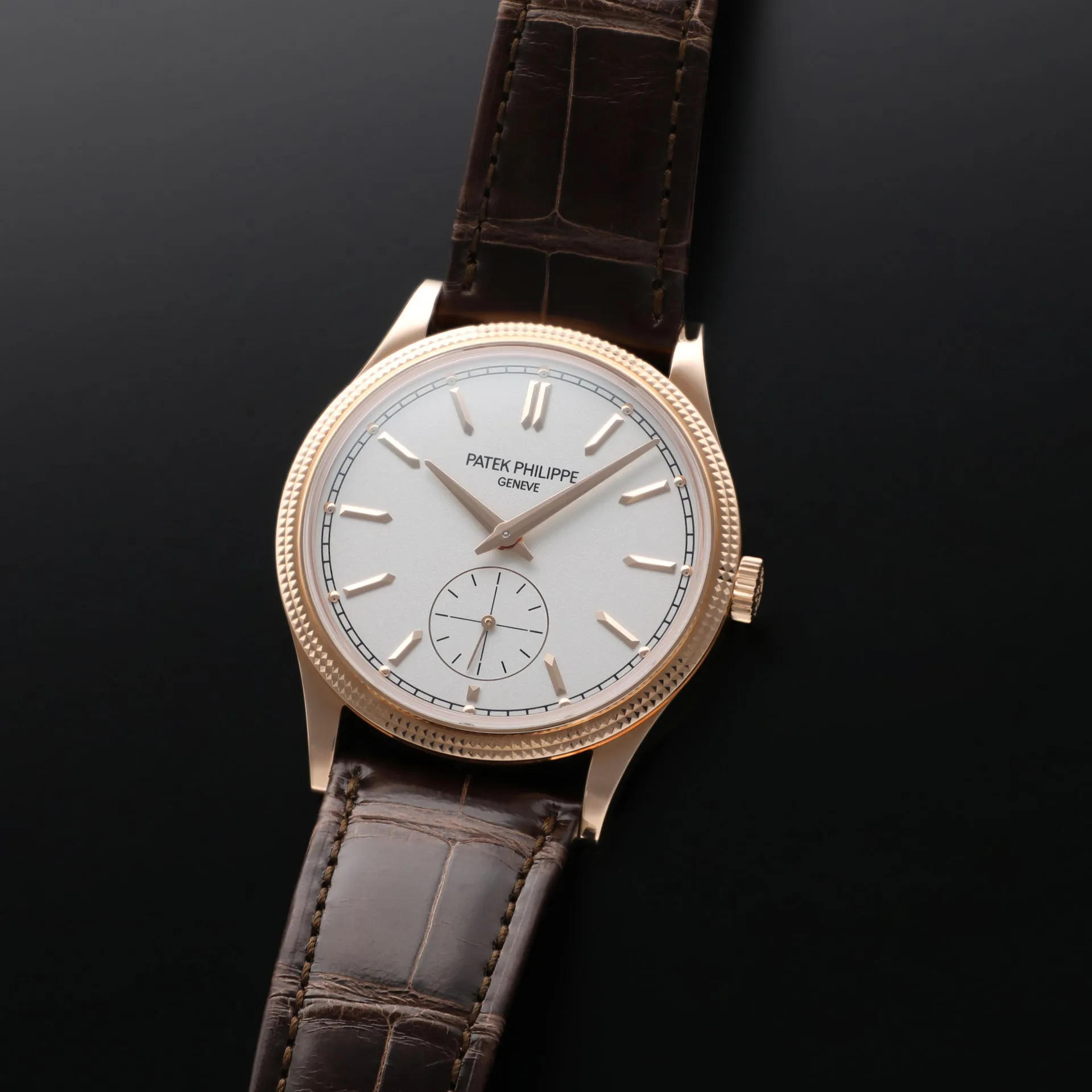 Patek Philippe Calatrava 6119R-001 39mm Rose gold Silvered 1