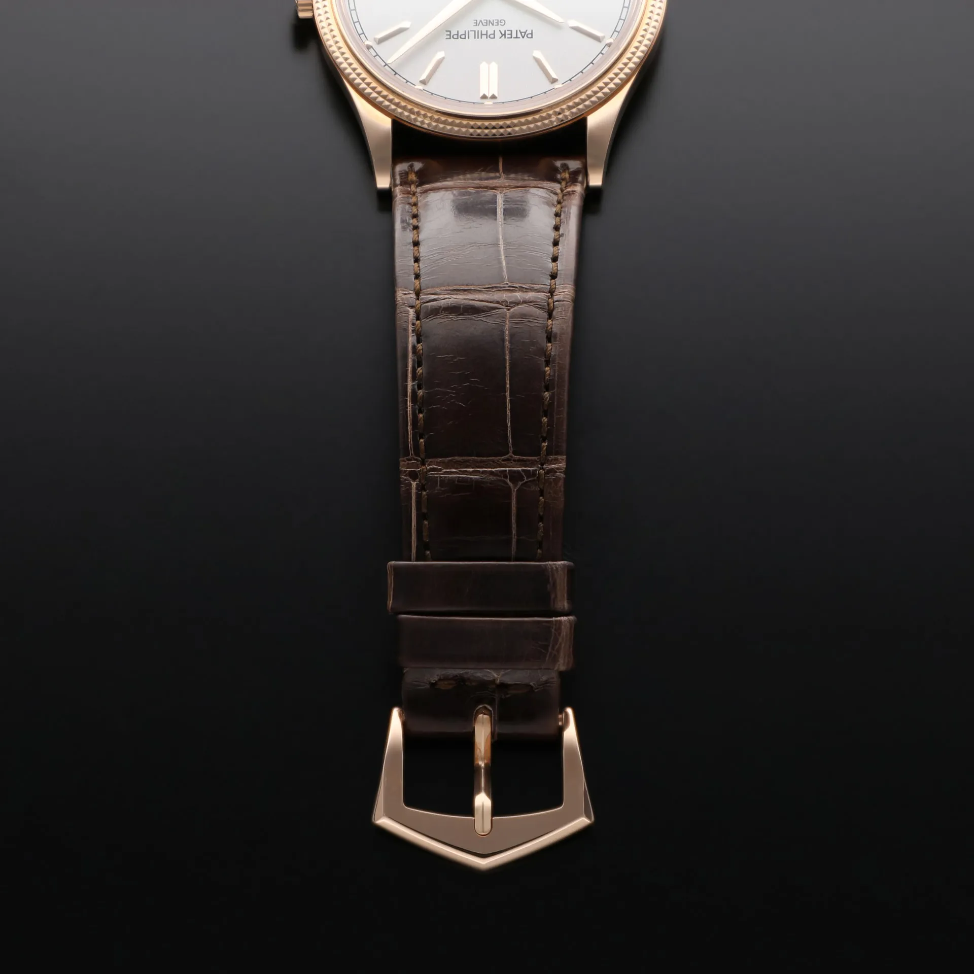 Patek Philippe Calatrava 6119R-001 39mm Rose gold Silvered 4