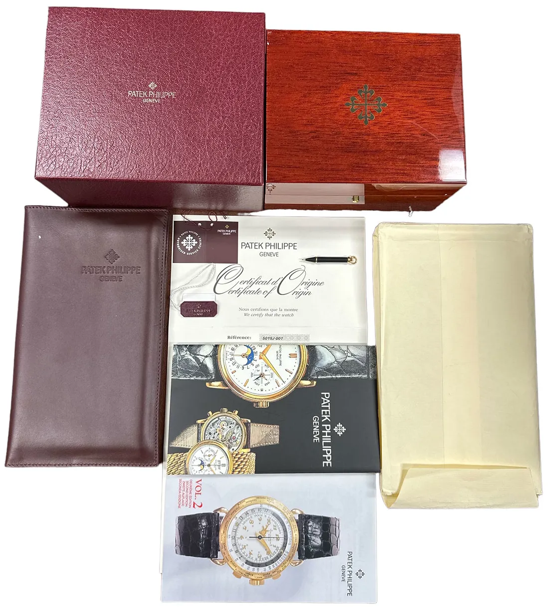 Patek Philippe Moonphase 5015J 35.5mm Yellow gold and 18k yellow gold White