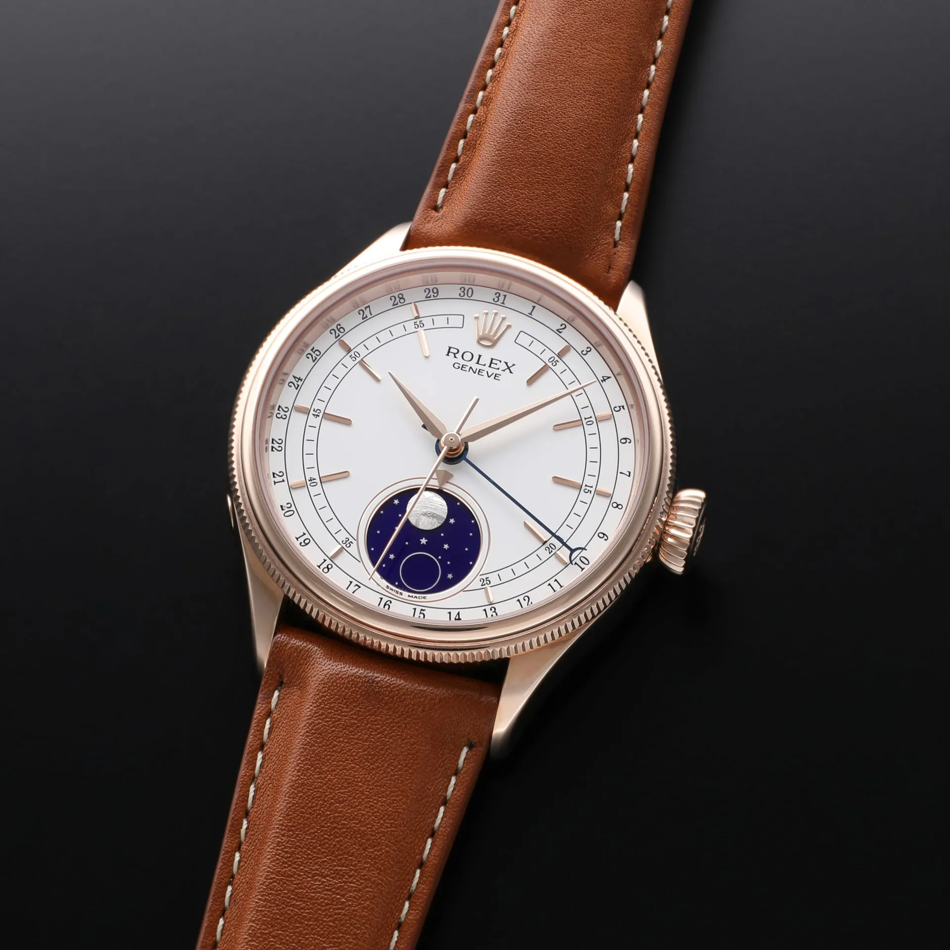 Rolex Cellini Moonphase 50535-0002 39mm Rose gold White 1