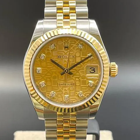 Rolex Datejust 31 178273 31mm Yellow gold and Stainless steel Champagne