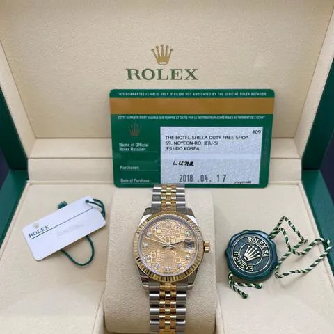 Rolex Datejust 31 178273 31mm Yellow gold and Stainless steel Champagne 14