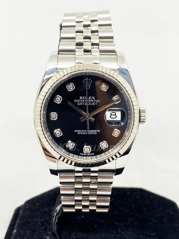 Rolex Datejust 36 116234 36mm Stainless steel Black