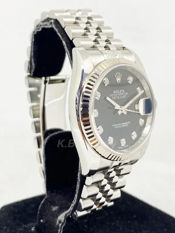 Rolex Datejust 36 116234 36mm Stainless steel Black 2