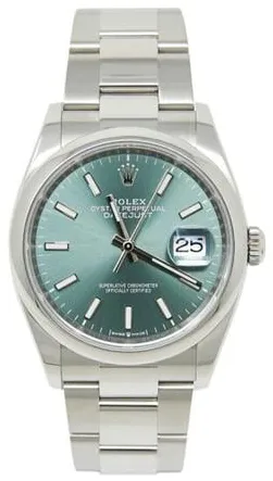 Rolex Datejust 36 126200 36mm Stainless steel Green 1