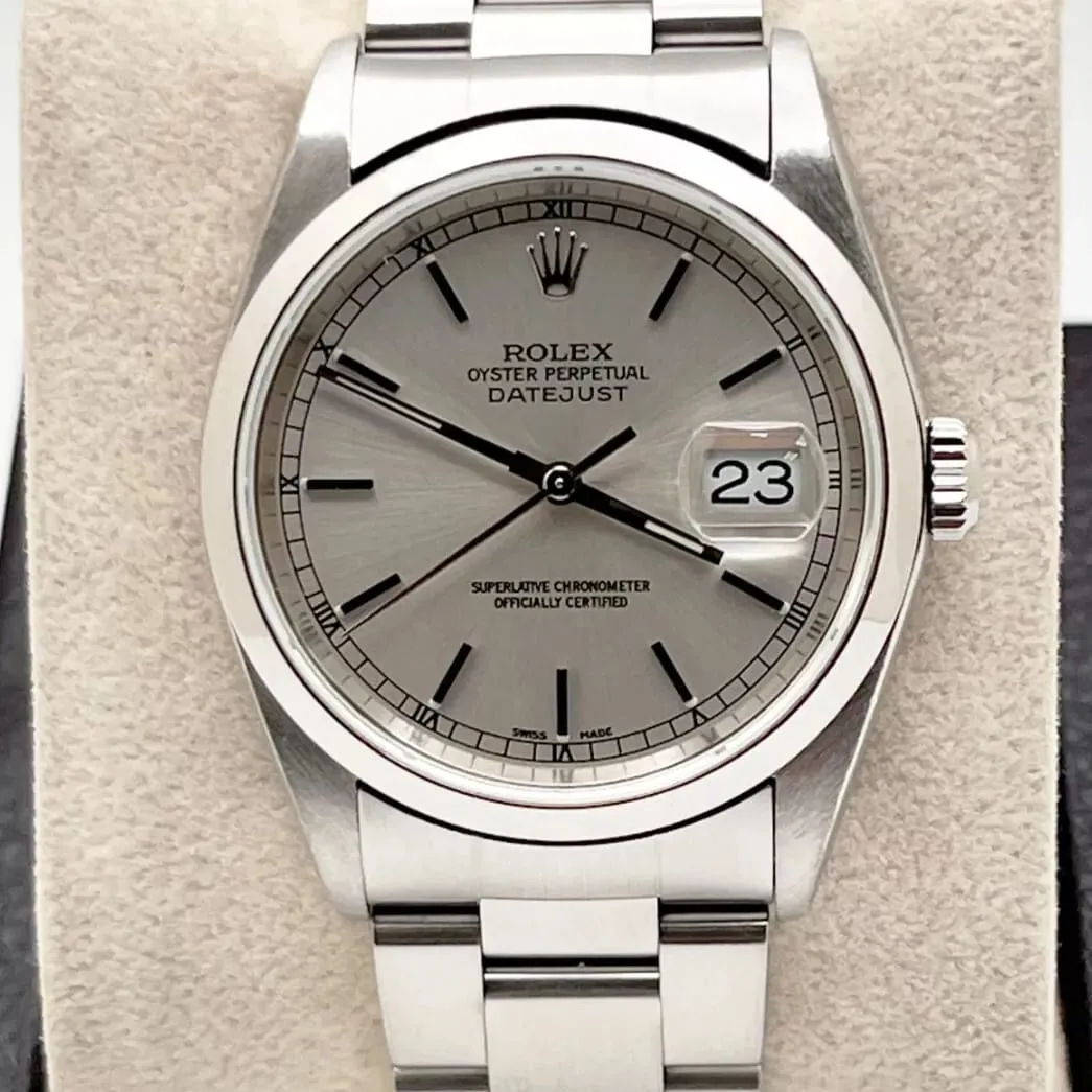 Rolex Datejust 36 16200 36mm Stainless steel Silver