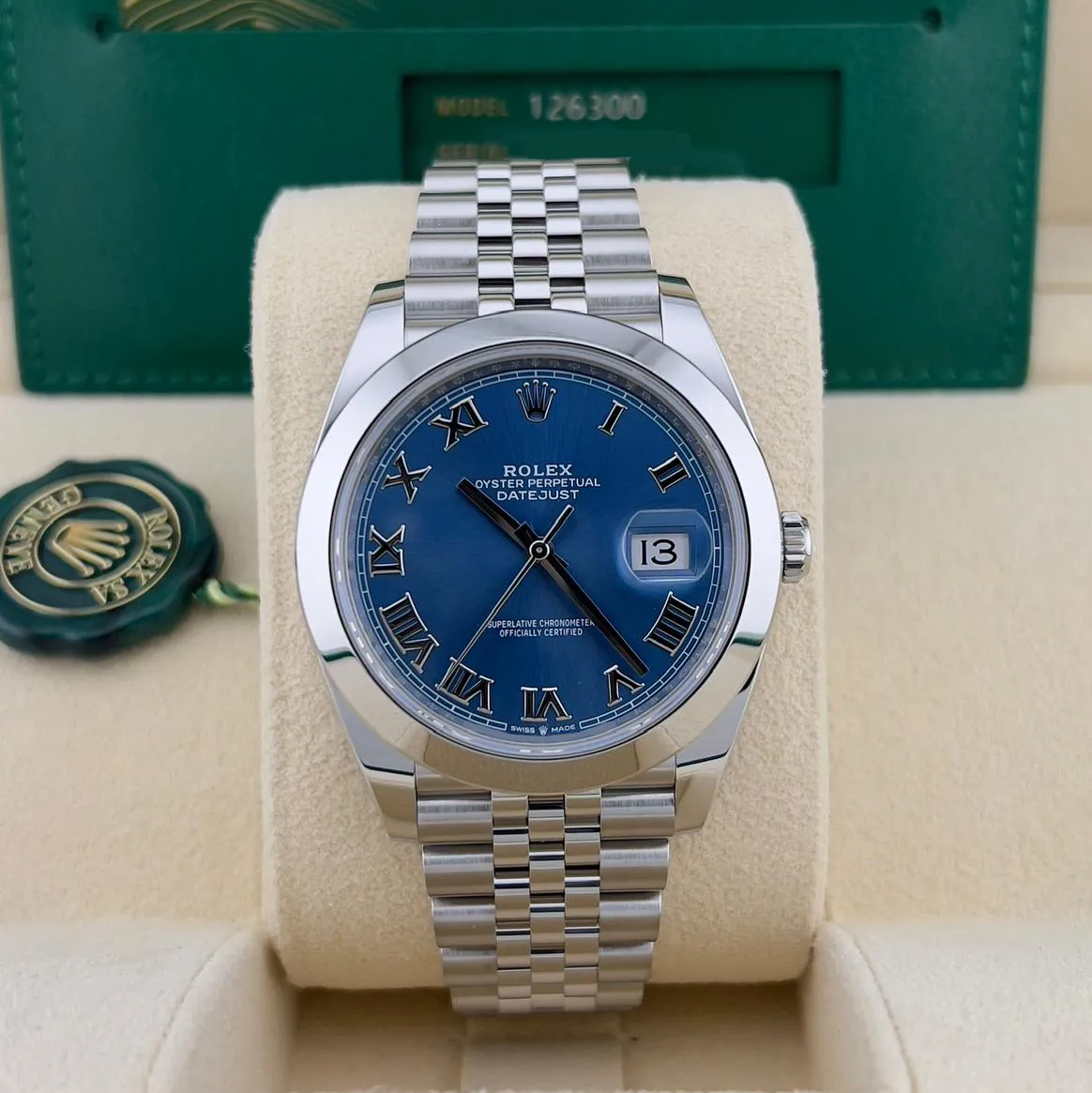 Rolex Datejust 41 126300-0018 41mm Oystersteel Blue