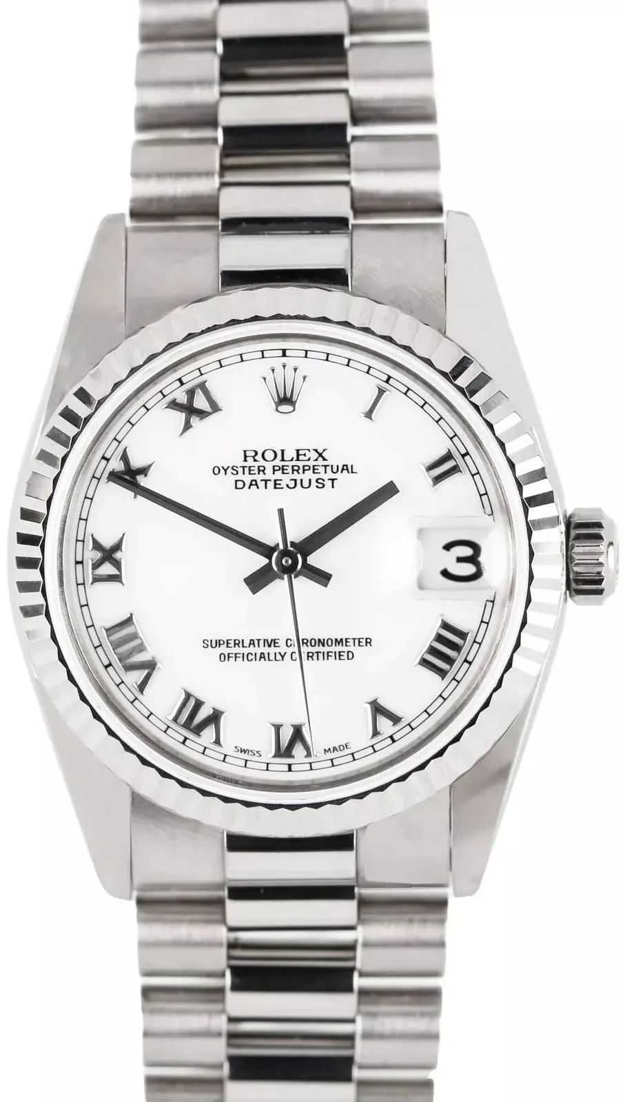 Rolex Datejust 68279 31mm White gold White