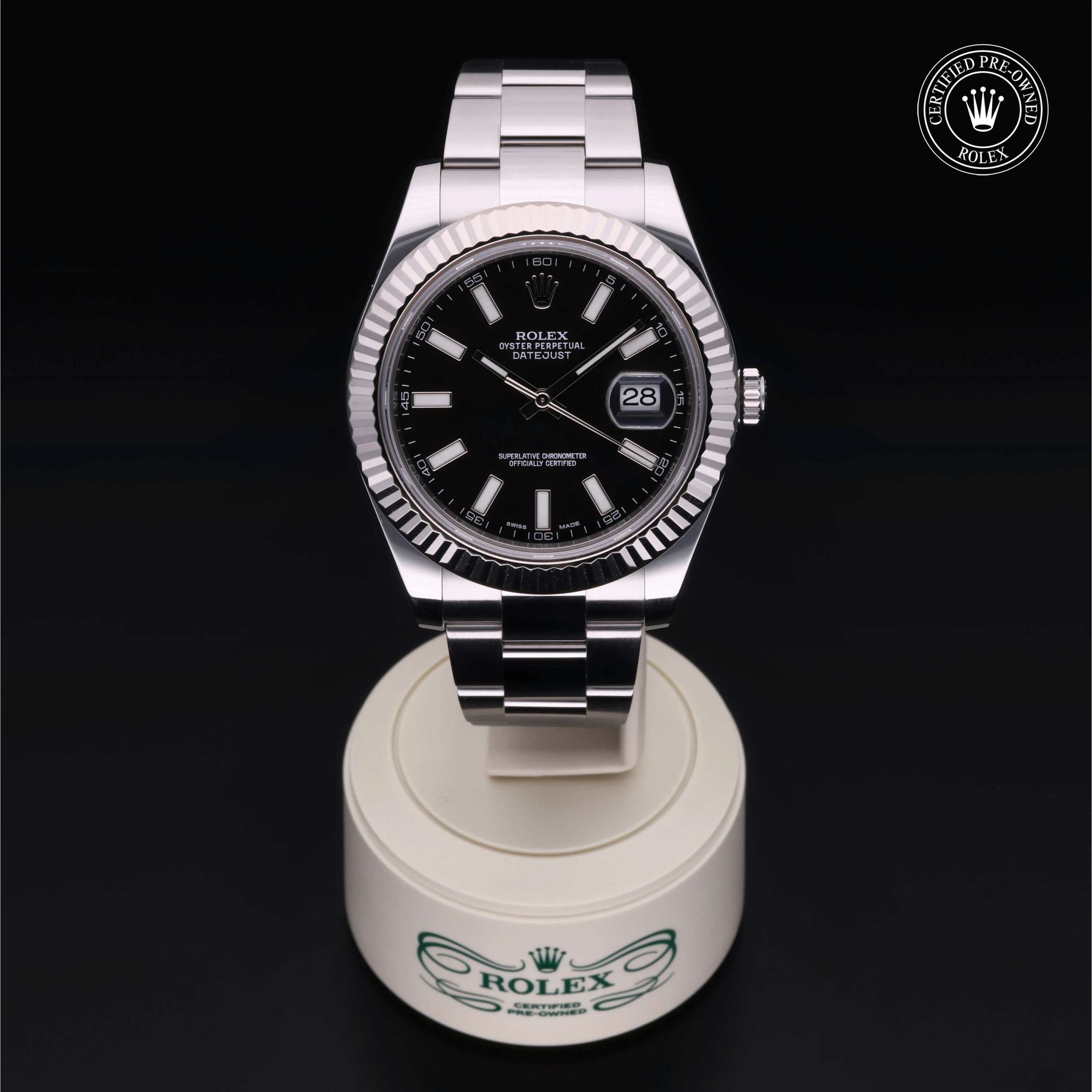 Rolex Datejust II 116334 41mm Stainless steel Black 1