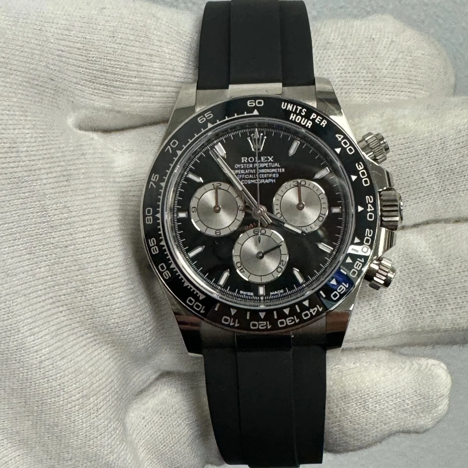 Rolex Daytona 126519LN-0002 40mm 18k white gold Black