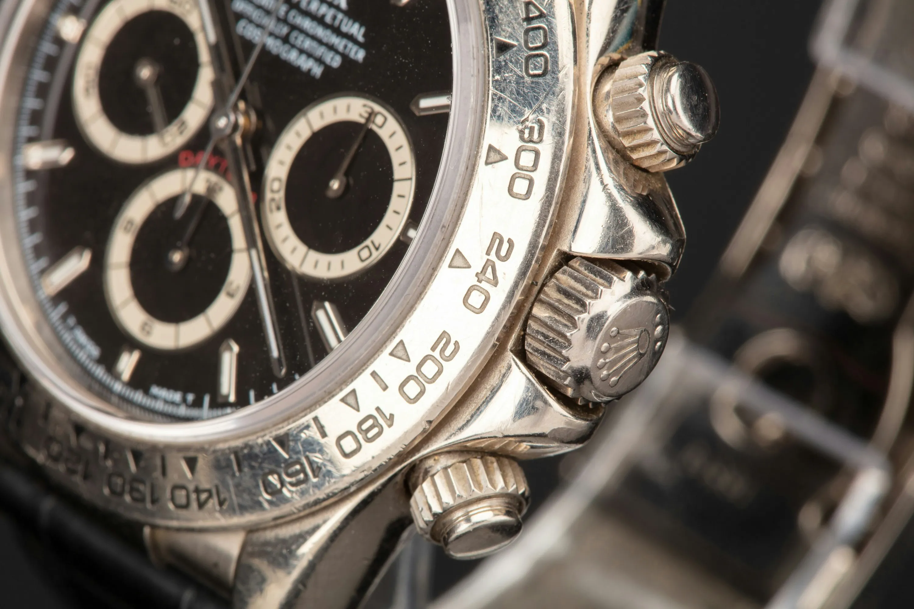 Rolex Daytona 16519 40mm White gold Black 3