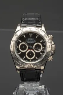 Rolex Daytona 16519 White gold Black