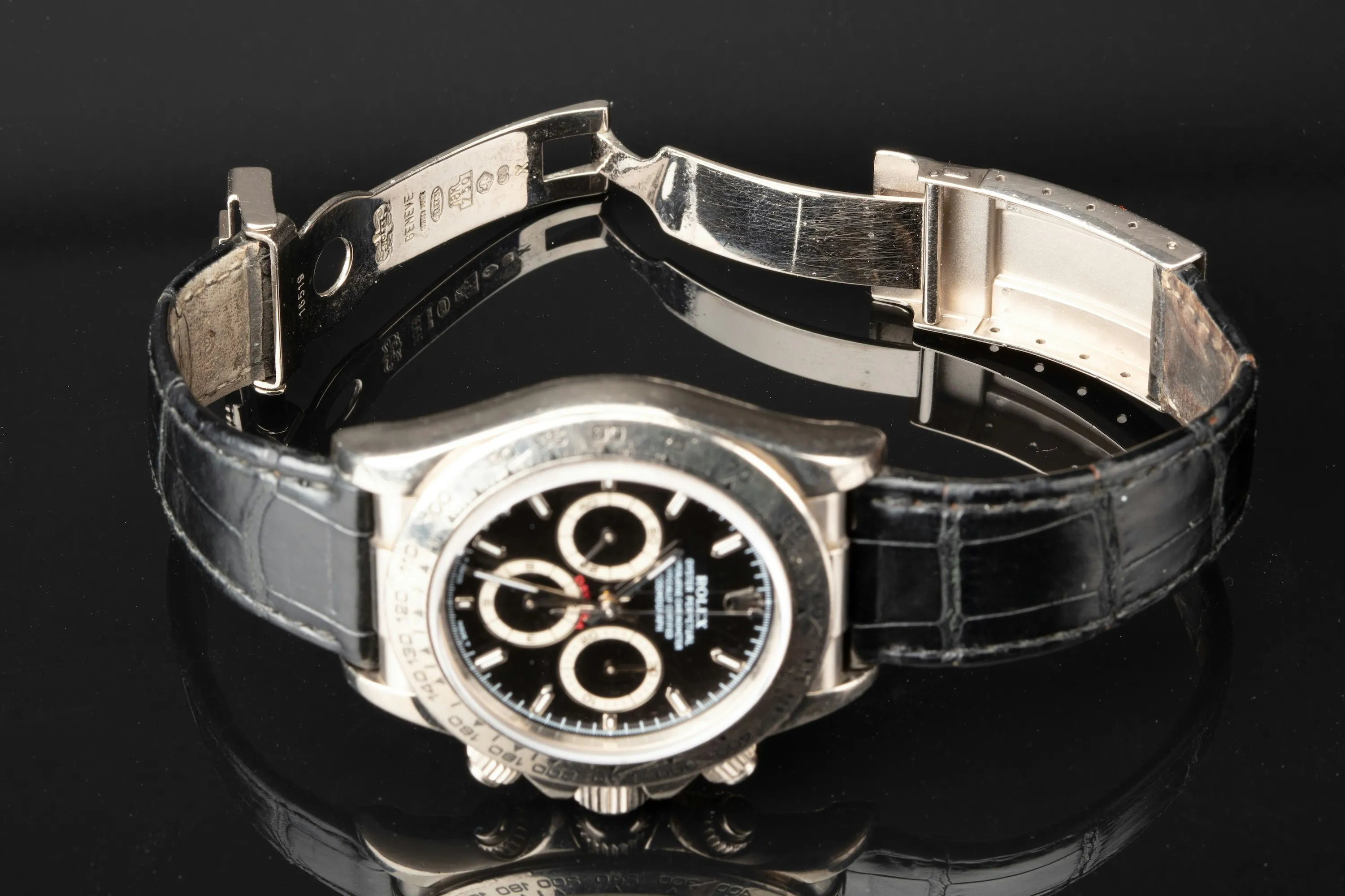 Rolex Daytona 16519 40mm White gold Black 16