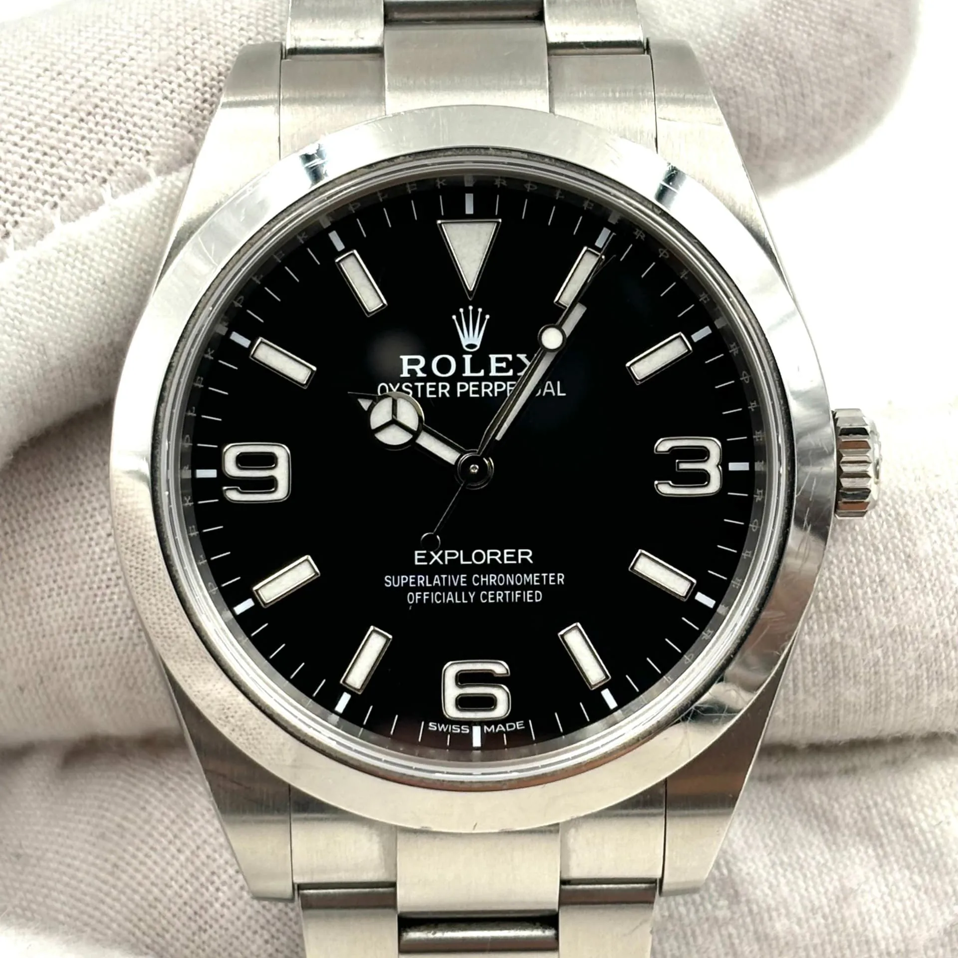 Rolex Explorer 214270-0003 39mm Stainless steel Black