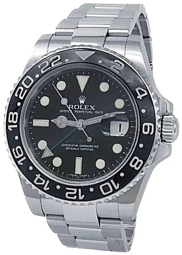 Rolex GMT-Master II 116710LN-0001 40mm Stainless steel Black