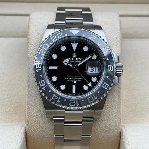 Rolex GMT-Master II 126710GRNR Stainless steel Black