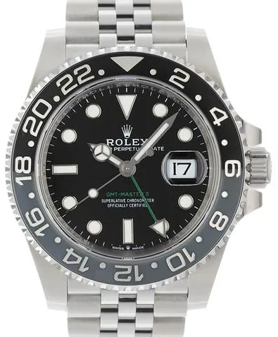 Rolex GMT-Master II 126710GRNR 40mm Stainless steel Black