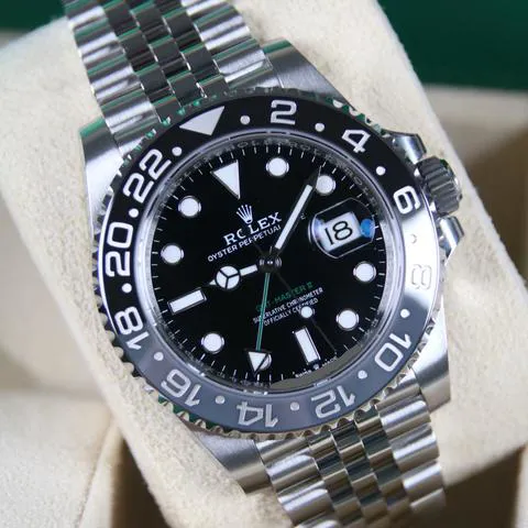 Rolex GMT-Master II 126710GRNR 40mm Stainless steel Black