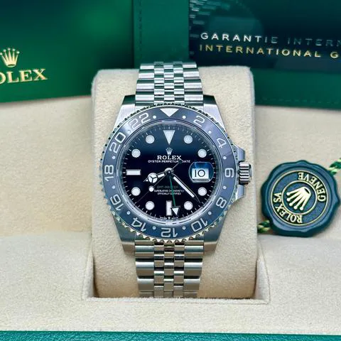 Rolex GMT-Master II 126710GRNR 40mm Stainless steel Black