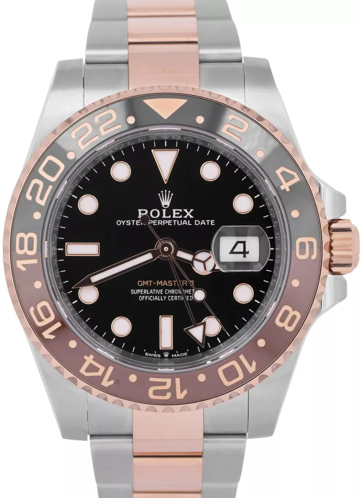 Rolex GMT-Master II 126711CHNR-0002 40mm Oystersteel and Everose gold Black