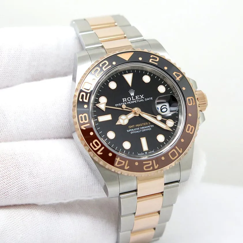 Rolex GMT-Master II 126711CHNR-0002 40mm Oystersteel and Everose gold Black