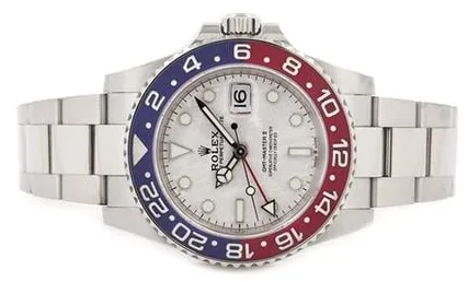 Rolex GMT-Master II 126719BLRO 40mm White gold White 9