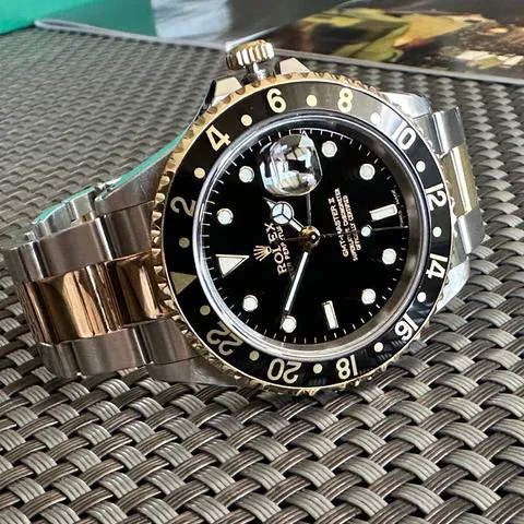 Rolex GMT-Master II 16713 40mm Yellow gold and Stainless steel Black 6