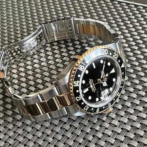 Rolex GMT-Master II 16713 40mm Yellow gold and Stainless steel Black 10