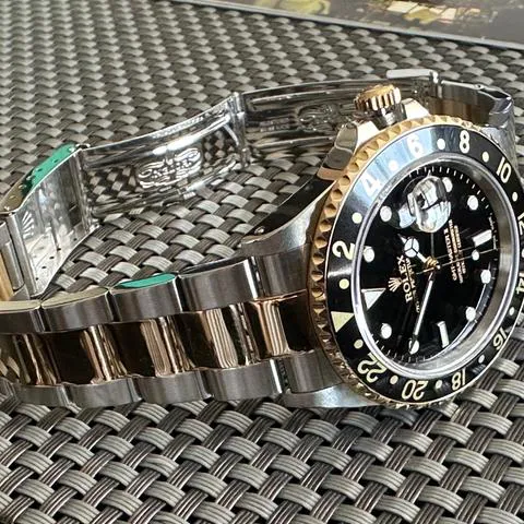 Rolex GMT-Master II 16713 40mm Yellow gold and Stainless steel Black 17