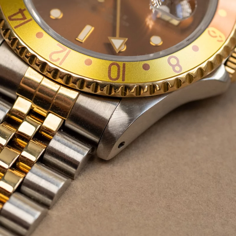 Rolex GMT-Master II 16713 40mm Yellow gold and Stainless steel Brown 2