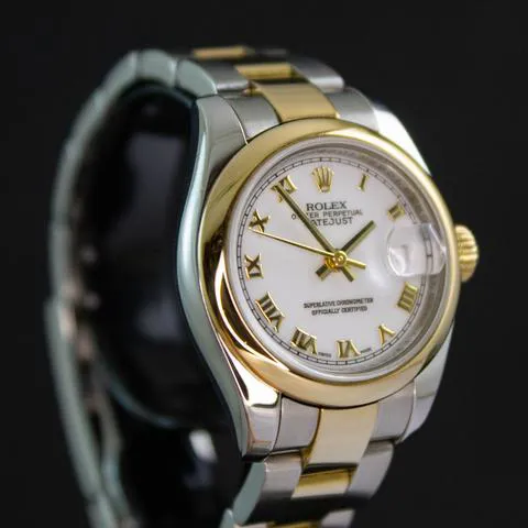 Rolex Lady-Datejust 179163 26mm Yellow gold and Stainless steel White 3