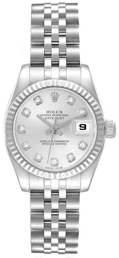 Rolex Lady-Datejust 179174 26mm Stainless steel Silver