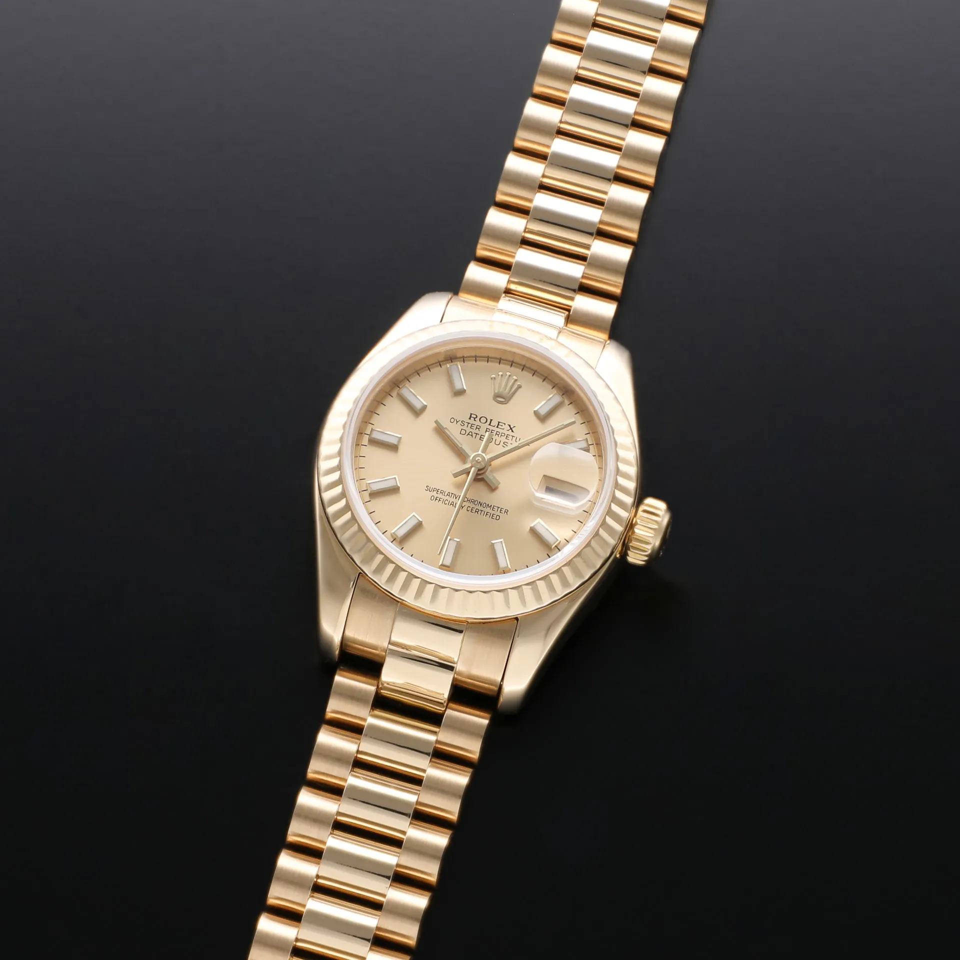 Rolex Lady-Datejust 179178 26mm Yellow gold Champagne 1