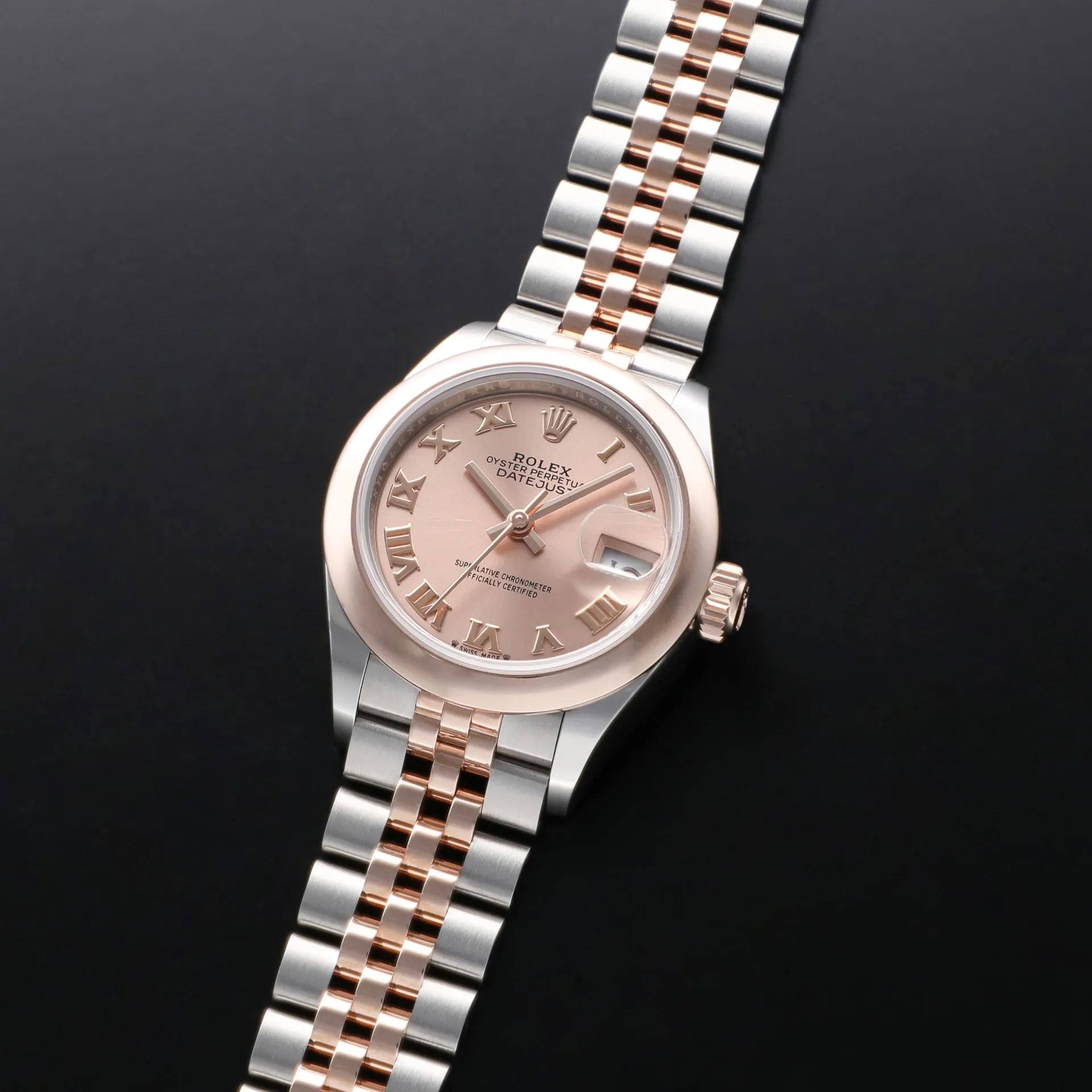 Rolex Lady-Datejust 279161-0001 28mm Rose gold and Stainless steel Pink 1