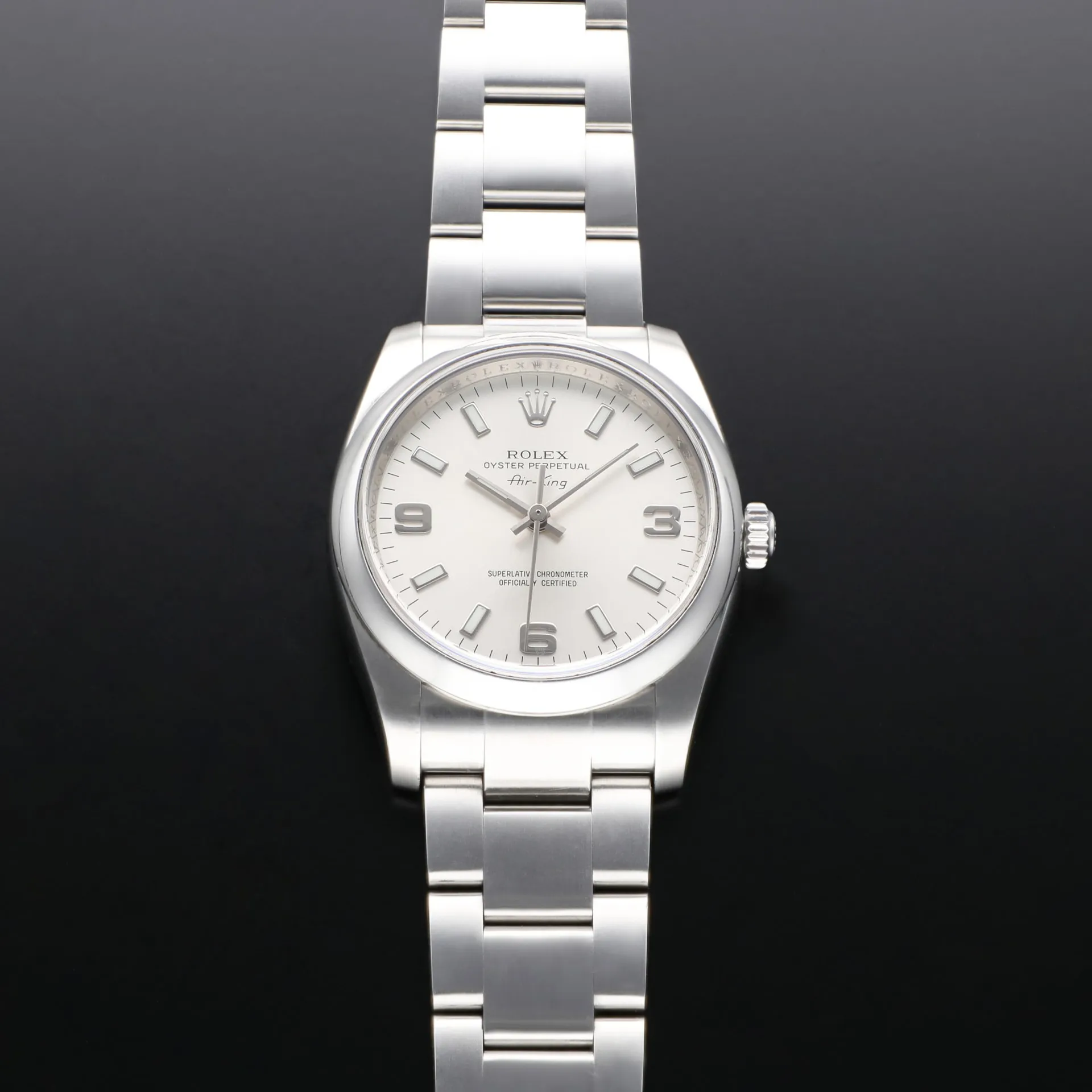 Rolex Oyster Perpetual 114200 34mm Stainless steel Silvered