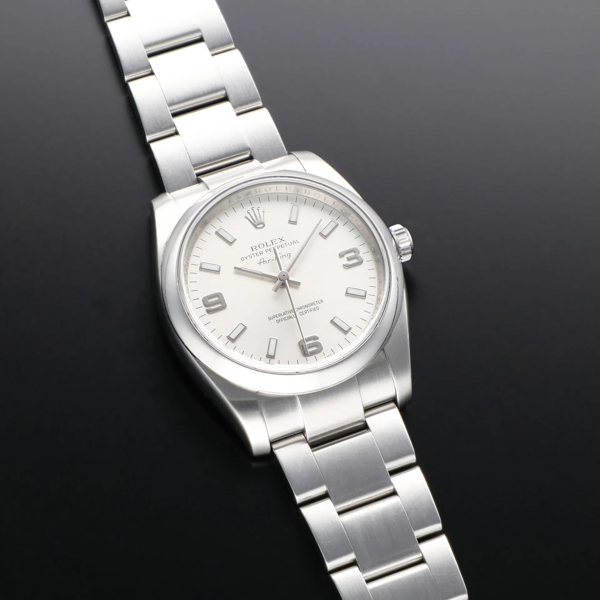 Rolex Oyster Perpetual 114200 34mm Stainless steel Silvered 2