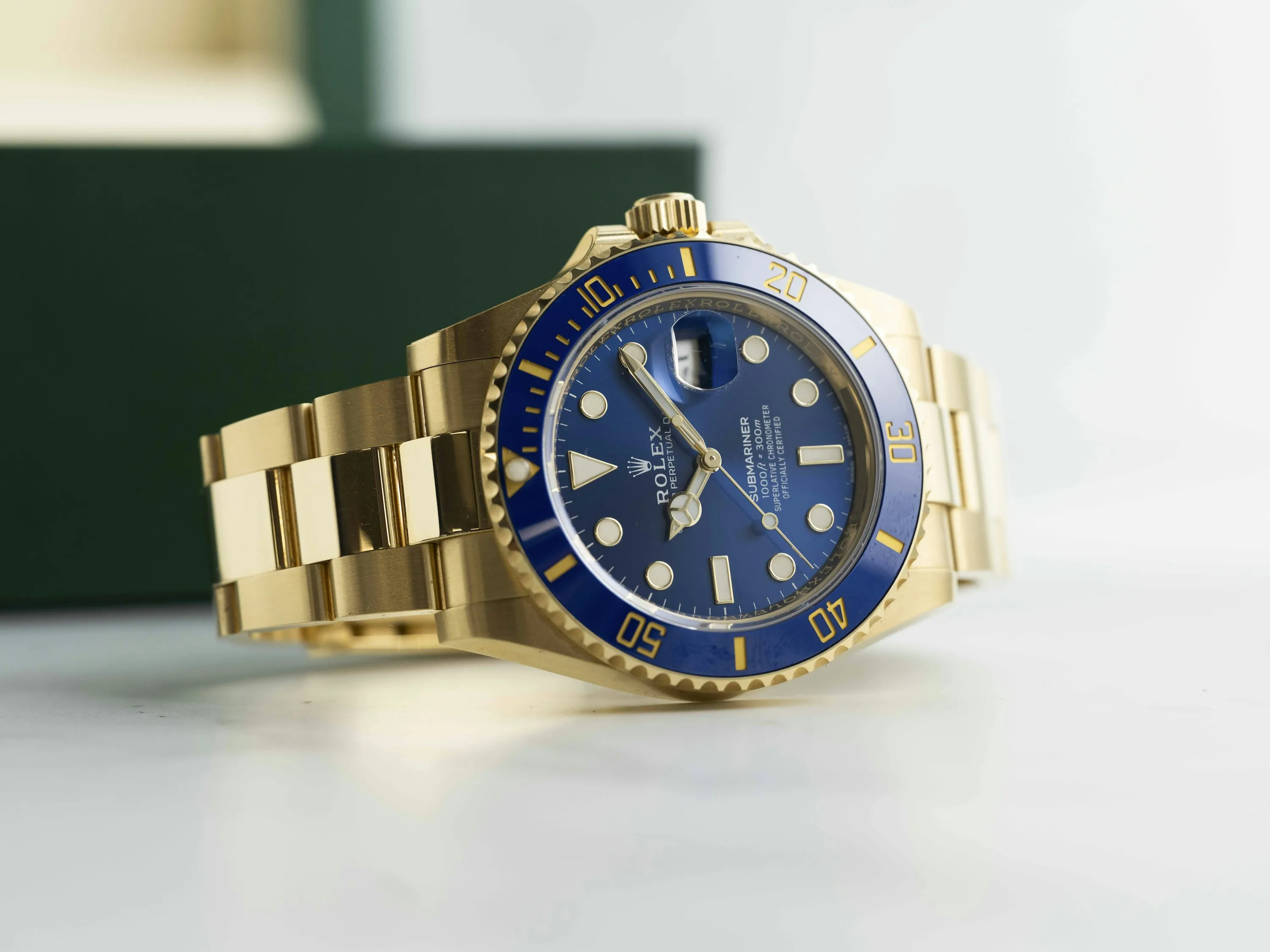 Rolex Submariner 126618LB 41mm Yellow gold Blue