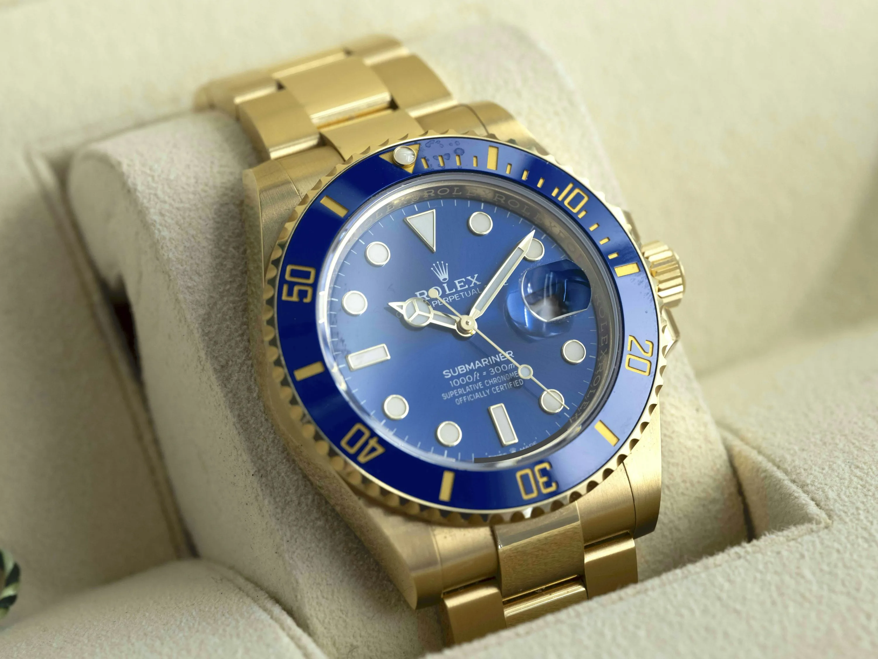 Rolex Submariner 126618LB 41mm Yellow gold Blue 3