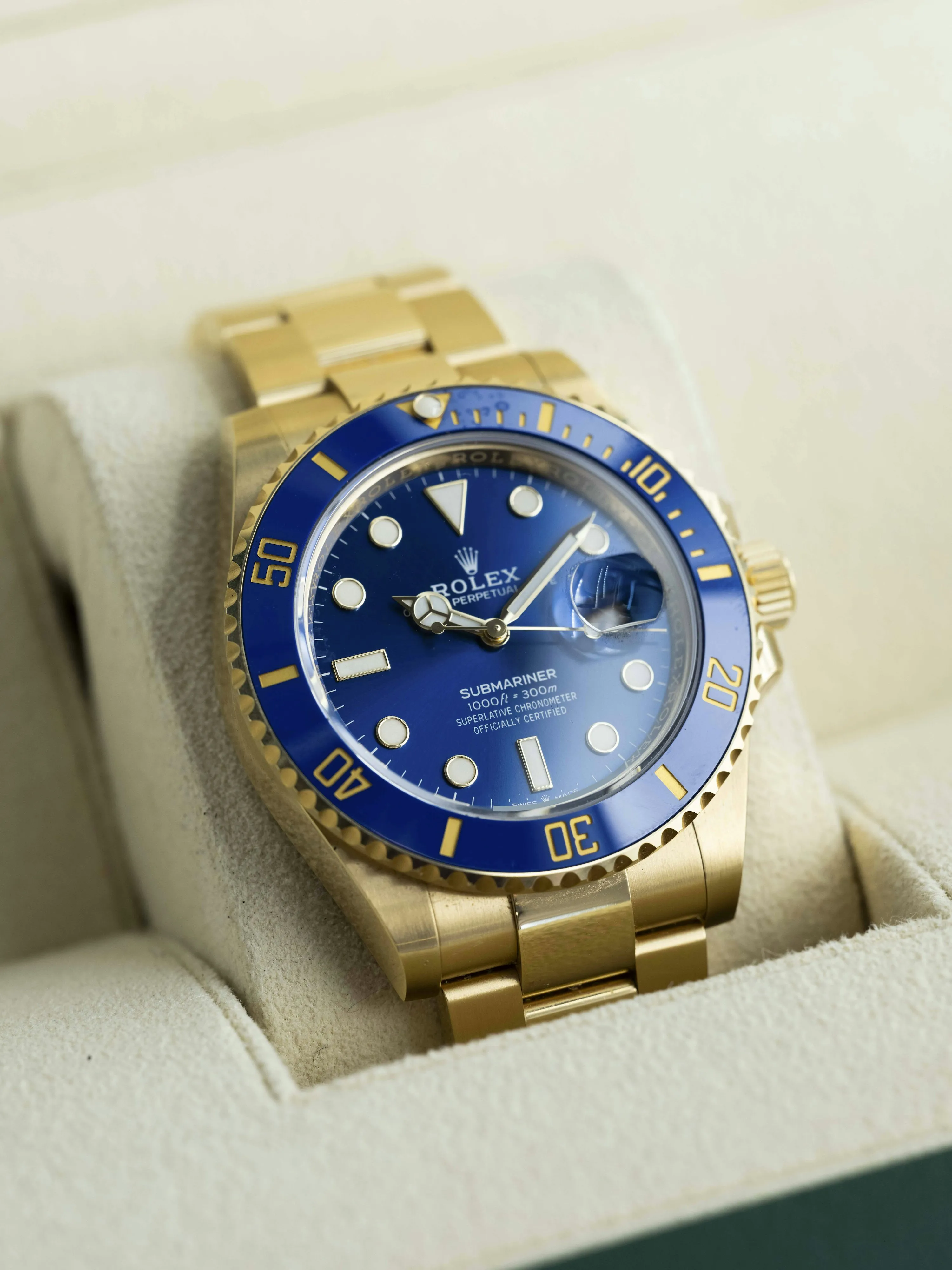 Rolex Submariner 126618LB 41mm Yellow gold Blue 5