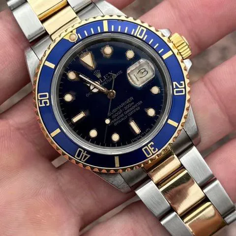 Rolex Submariner 16803 40mm Yellow gold and Stainless steel Blue