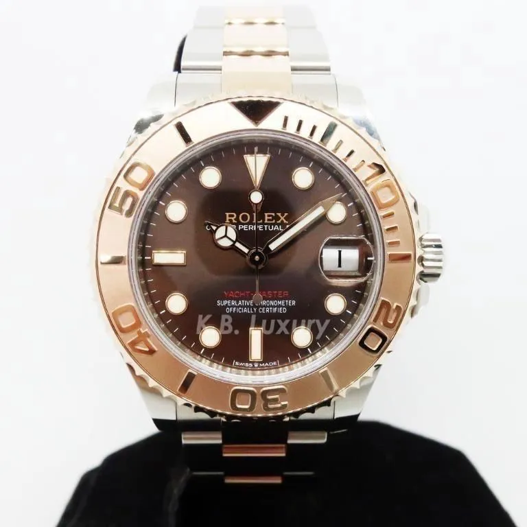 Rolex Yacht-Master 37 268621 37mm Stainless steel and Everose gold Brown