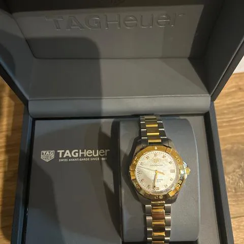 TAG Heuer Aquaracer WAY1351.BD0917 32mm Yellow gold and Stainless steel White 2