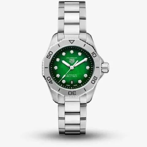 TAG Heuer Aquaracer WBP2415.BA0622 30mm Stainless steel Green