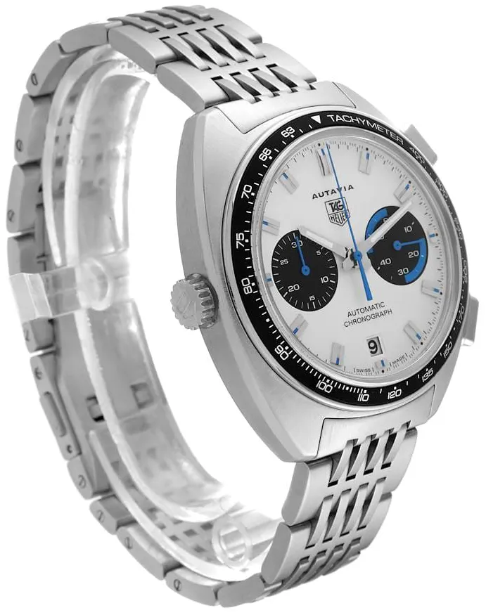 TAG Heuer Autavia CY2110.BA0775 43mm Stainless steel White 2