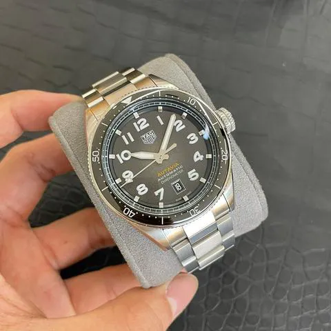 TAG Heuer Autavia WBE5114.EB0173 42mm Stainless steel Black 2