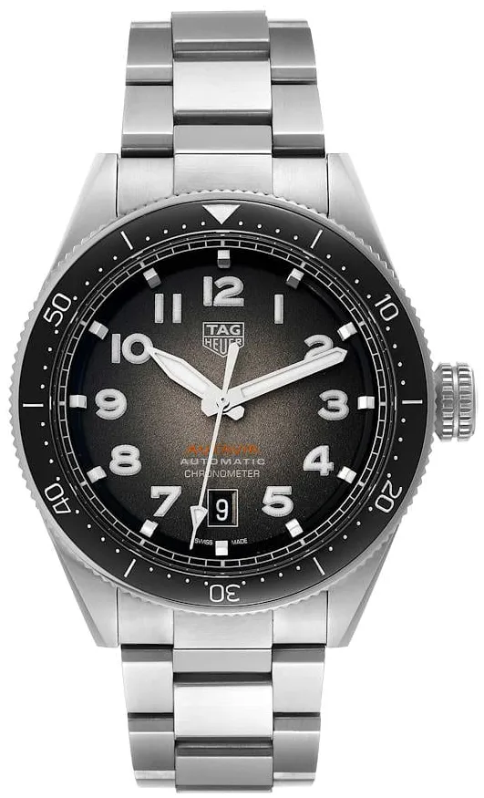 TAG Heuer Autavia WBE5114.EB0173 42mm Stainless steel Black