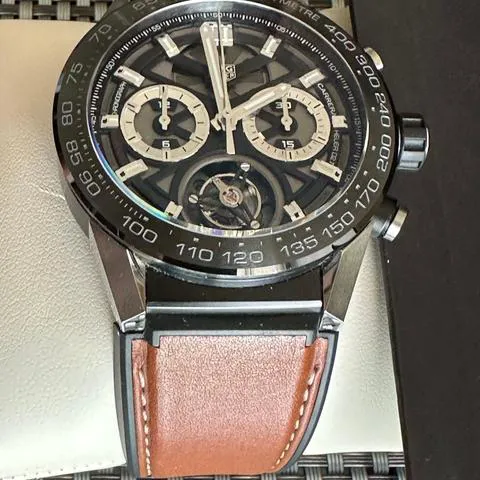 TAG Heuer Carrera CAR5A8Y.FC6377 45mm Titanium Black 6