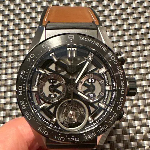 TAG Heuer Carrera CAR5A8Y.FC6377 45mm Titanium Black 18