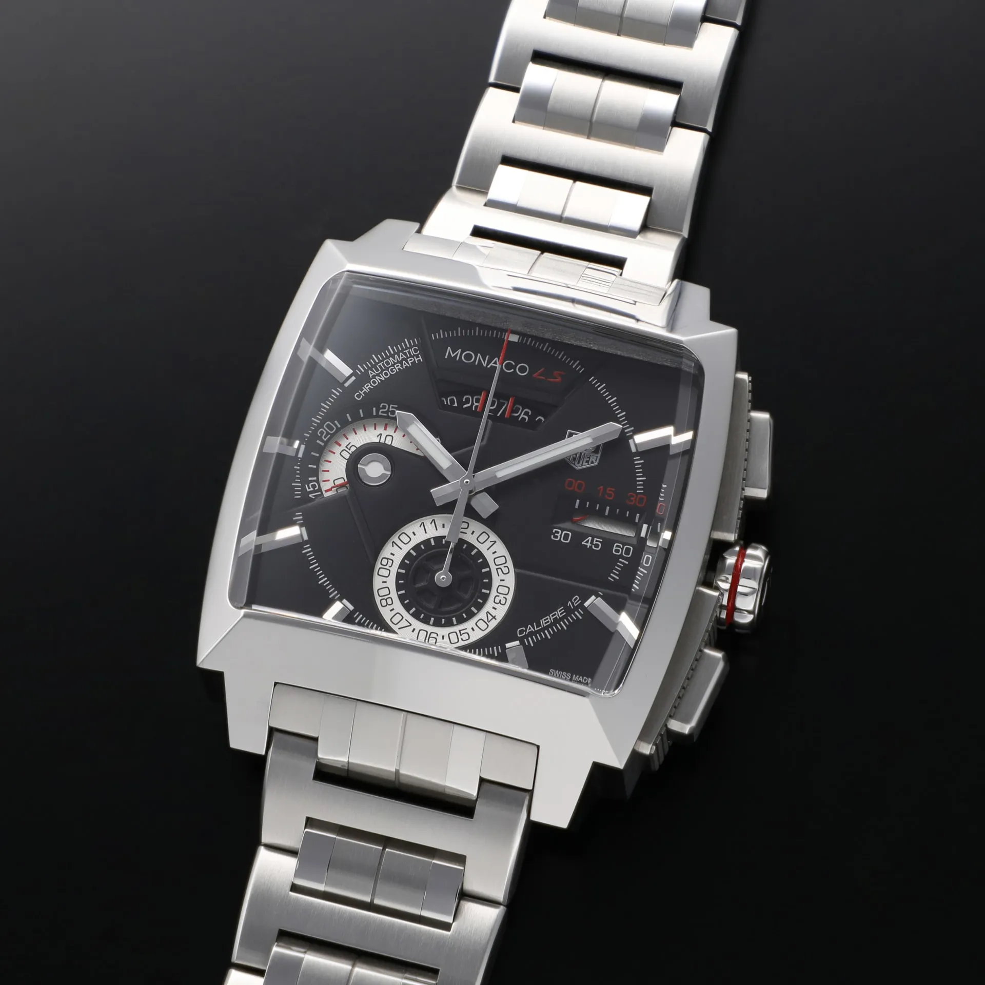 TAG Heuer Monaco Calibre 12 CAL2110.BA0781 40.5mm Stainless steel Black 1